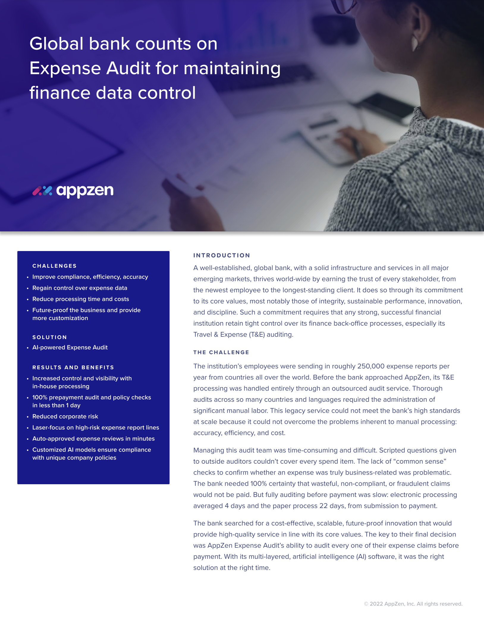 appzen-global-bank-expense-audit-case-study