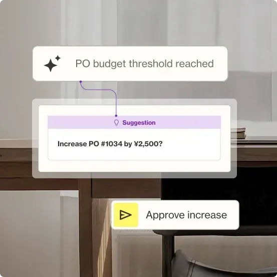 Approve POs and invoices workflow