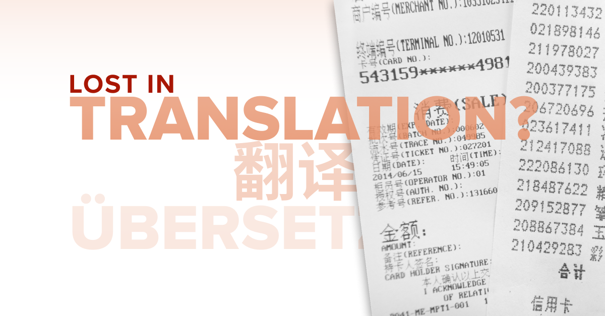 Are your corporate expense policies getting lost in translation?