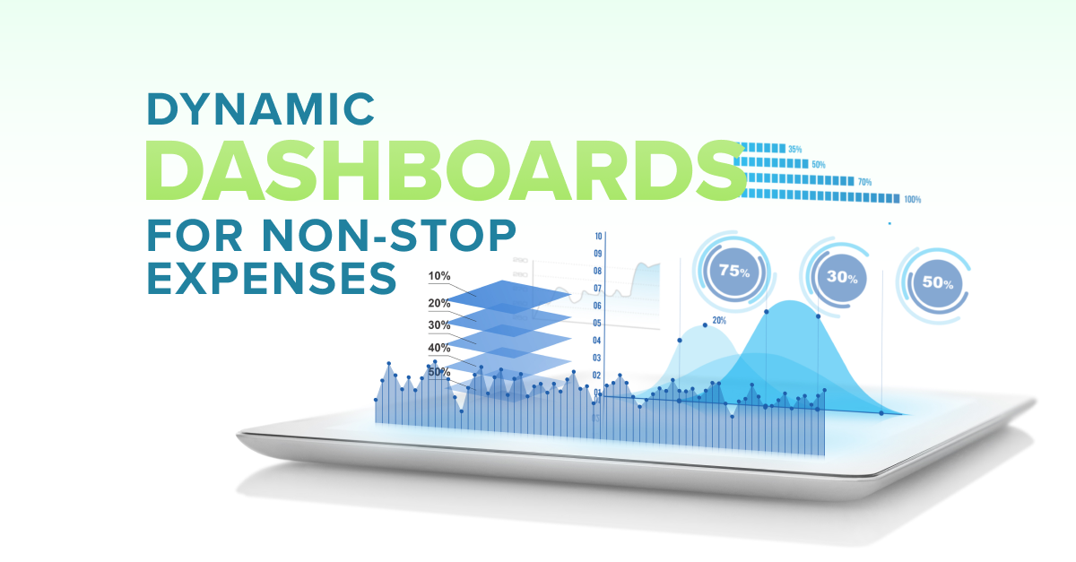 Your expenses never stop changing. Neither should your expense analytics.